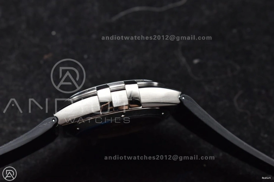 Strap Gray SS Clone A8900 Constellation Best Edition 1:1 VSF Black Gummy on Dial Super 1222